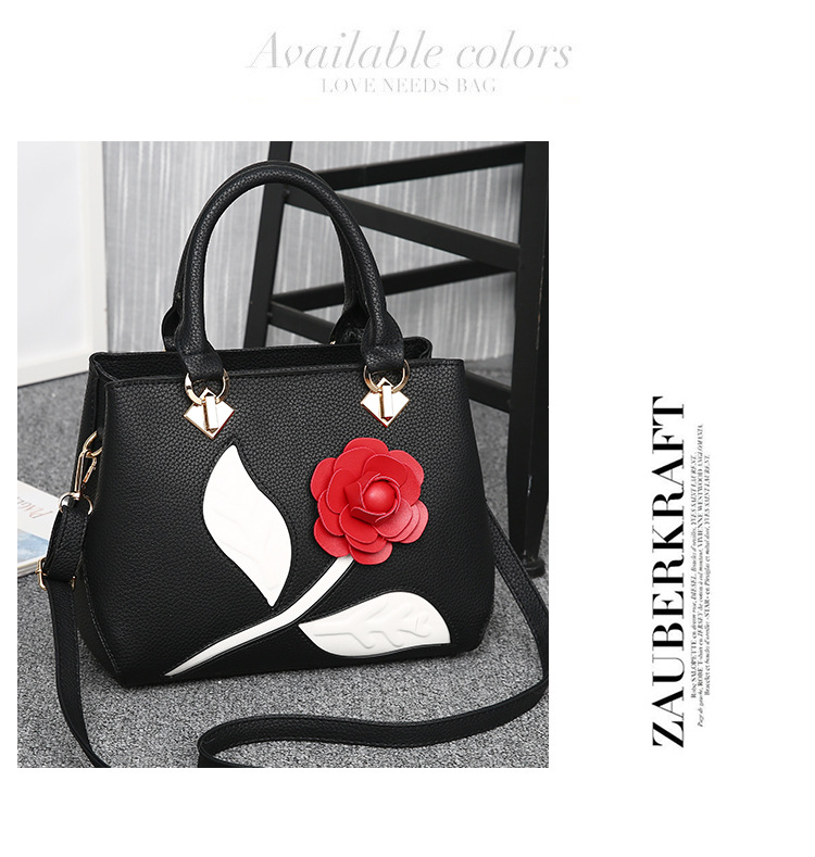 薔薇バッグ、デコレーションバッグ、３Ｄデコバッグ、花柄バッグ