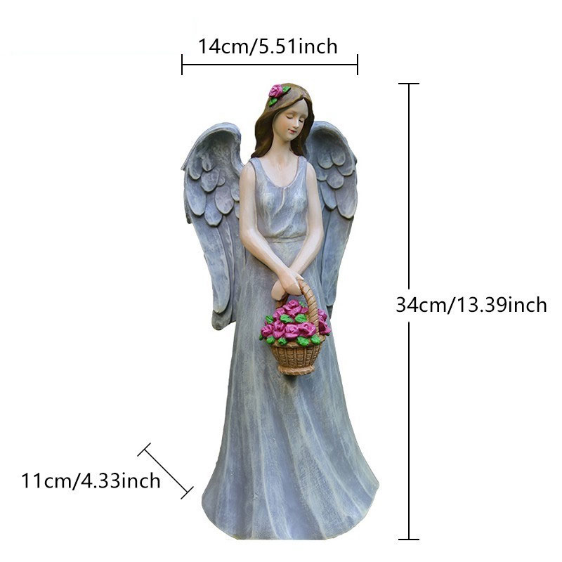 ティザースカートの花仙天使の置物1 - 置物